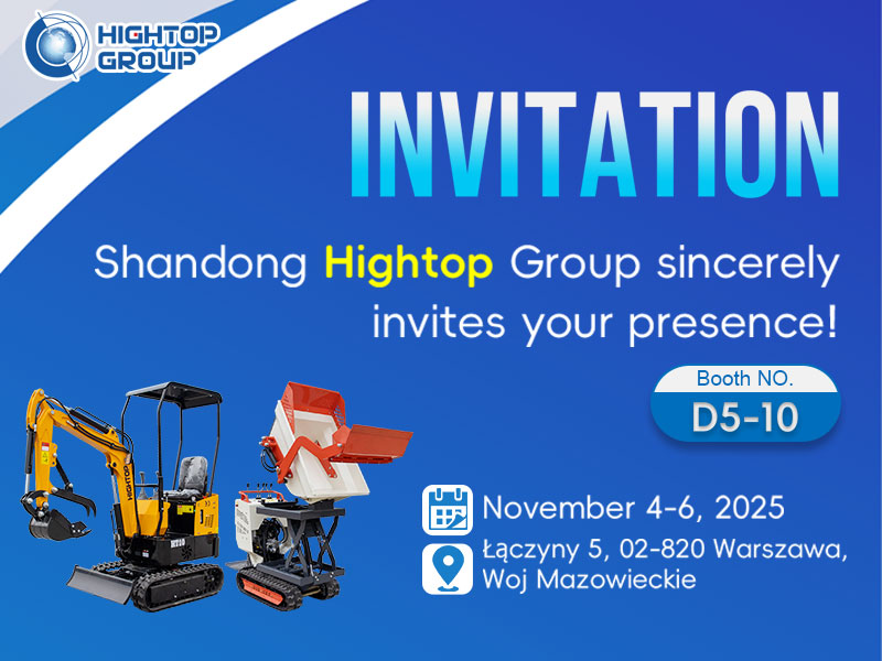 Die Shandong Hightop Group debütiert auf der polnischen Baumaschinenmesse mit mehreren Flaggschiff-Modellen, die einsatzbereit sind Die Shandong Hightop Group debütiert auf der polnischen Baumaschinenmesse mit mehreren Flaggschiff-Modellen, die einsatzbereit sind